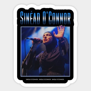 sinead o'connor vintage style Sticker